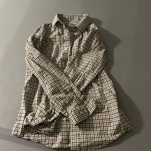 Target Plaid Button Down shirt. Size medium